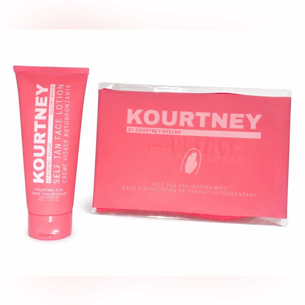 ✨ KOURTNEY Self-Tan Face Lotion + Application Mitt | New Duo ✨